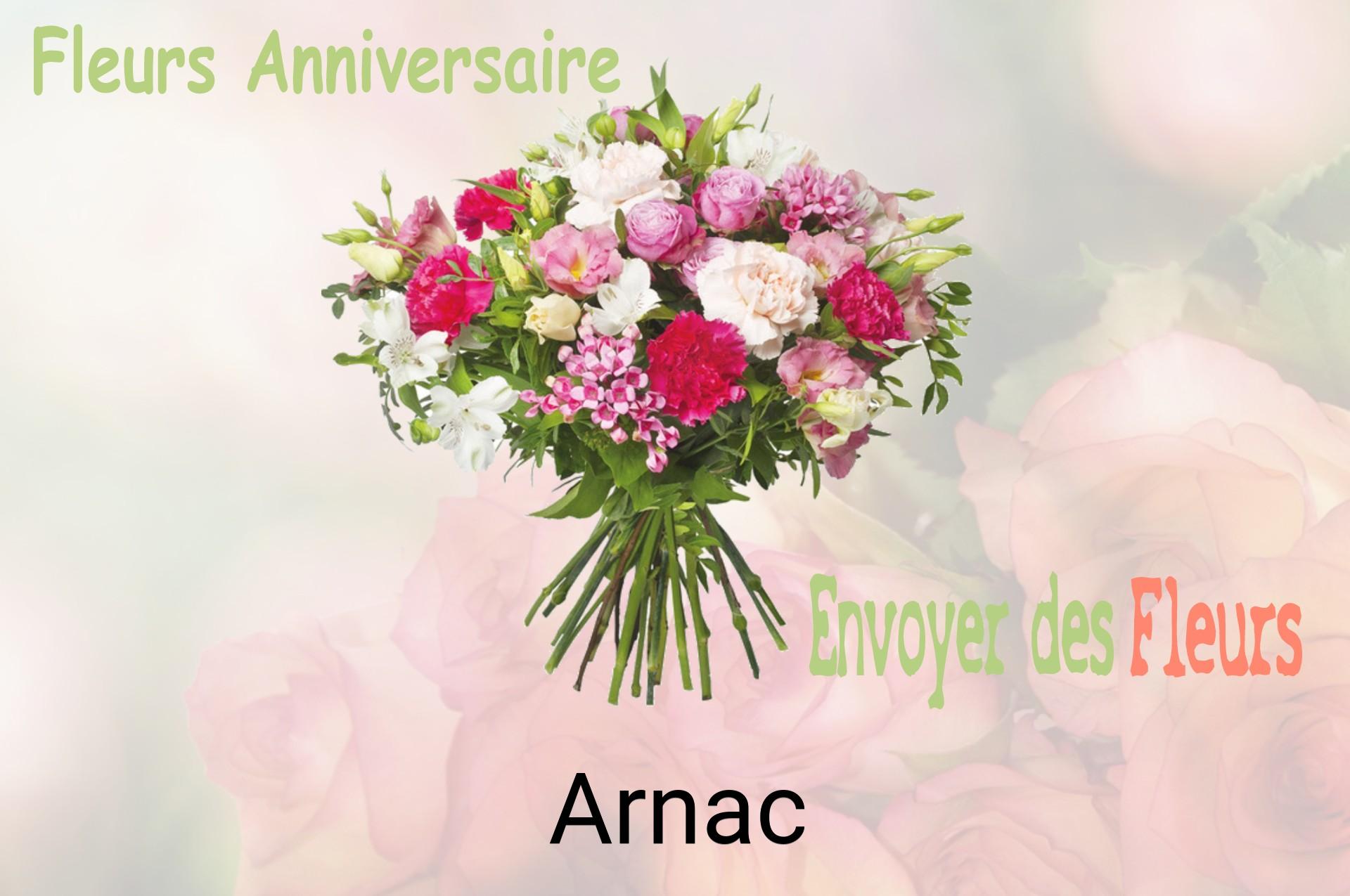 Bouquet de fleurs d’anniversaire livré à Arnac